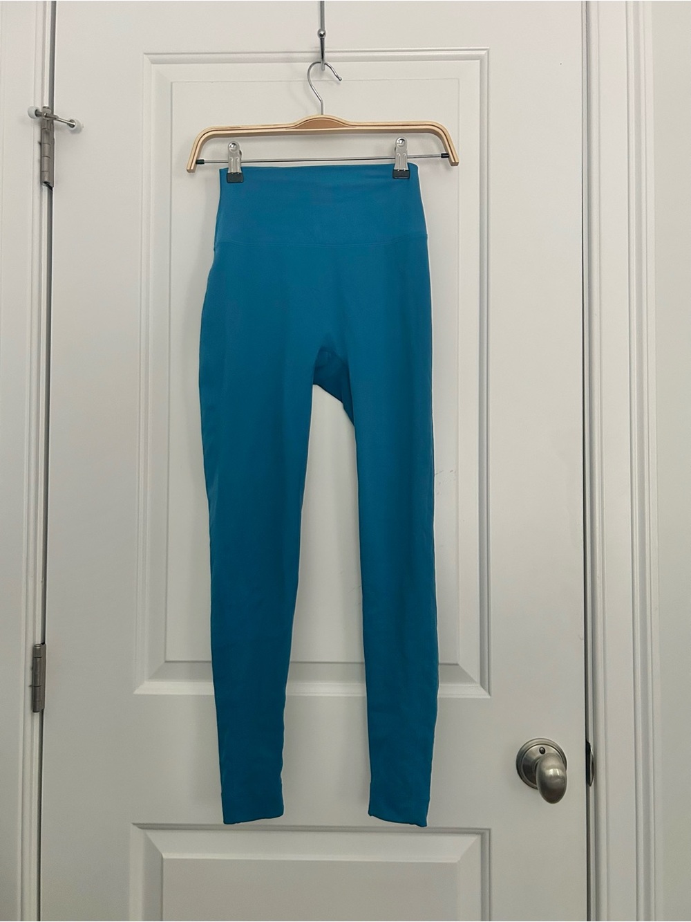 Set Active Sportbody Teal Blue Activewear Athleisure Leggings Size Small
